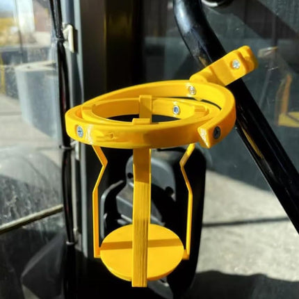 Gyroscopic Cup Holder, Self-Leveling Cup Holder for Motorcycles, Anti-Spill Drink Holder Auto, Balancing Beverage Holder Heavy, Djustable Clip on Hanging Cup Holder for Trucks, Boats, Bicycles(Black)