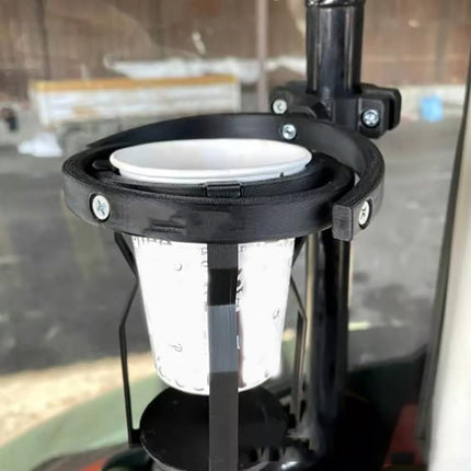 Gyroscopic Cup Holder, Self-Leveling Cup Holder for Motorcycles, Anti-Spill Drink Holder Auto, Balancing Beverage Holder Heavy, Djustable Clip on Hanging Cup Holder for Trucks, Boats, Bicycles(Black)