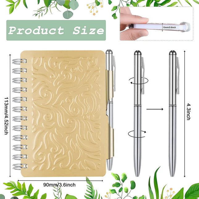 2 Pack Portable Password Notebook Password Organizer Notebook Elegant Pattern Password Book Keeper – product detail