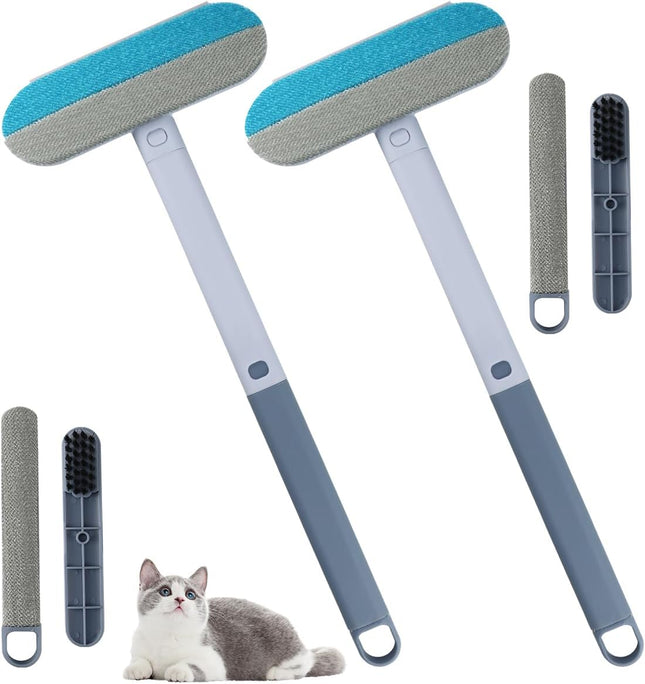 2 Pack 4 in 1 Pet Hair Remover for Couch & Furniture Cat and Dog V1259-DP01-A-3288