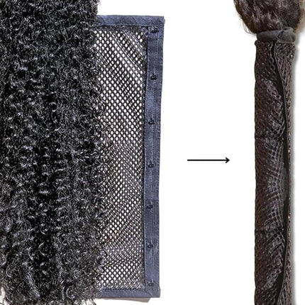 Length N Lock Hair Stretcher, 2Pcs Net for Curly Hair, Long Hair Stretching Mesh, 13 Inch