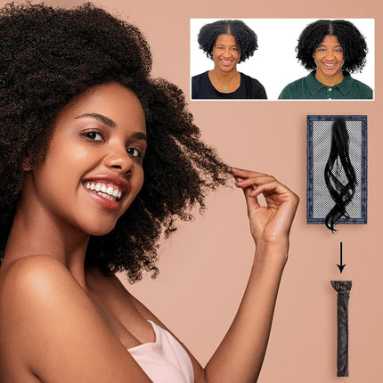 Length N Lock Hair Stretcher, 2Pcs Net for Curly Hair, Long Hair Stretching Mesh, 13 Inch