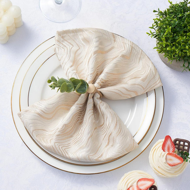Napkin Rings Set of 12 Easter Napkin Rings Boho Eucalyptus Leaf Napkins Rings Wood Bead – product detail