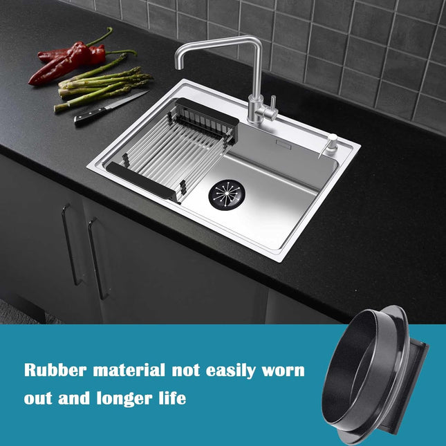 2 PCS/Set Garbage Disposal Splash Guards and Garbage Disposal Plug Sink Baffle Drain Plugs – product detail