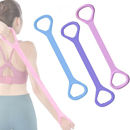 3 Pack Figure 8 Fitness Resistance Band, Elastic Bands for Working Out,Arm|Back|Chest Training Exercise Bands, Exercise Equipment for Yoga, Pilates,Physical Therapy
