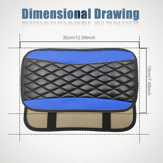 Car Center Console Cover Universal Leather Waterproof Armrest Seat Box Cover Protector Comfortable – product detail