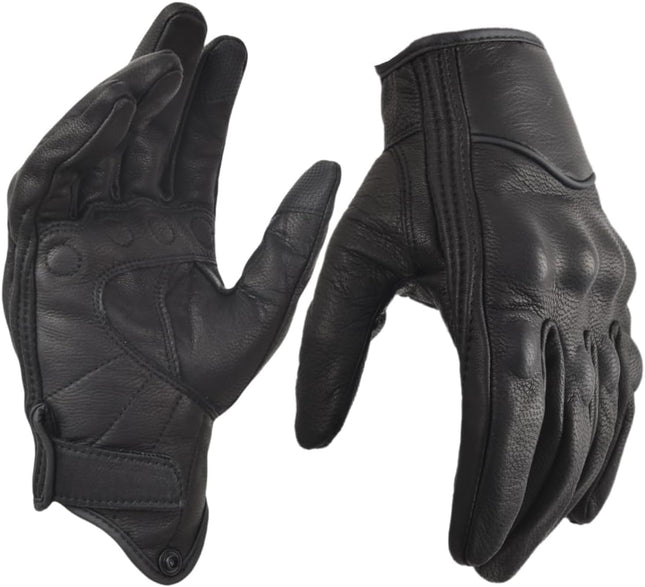 Motorcycle Leather Gloves for Men Touchscreen Motocross Gloves Moto Dirt Bike Biker Riding