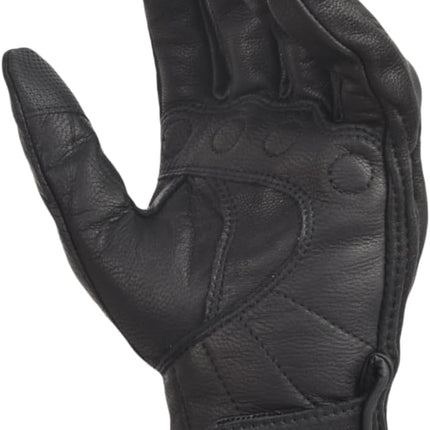 Motorcycle Leather Gloves for Men Touchscreen Motocross Gloves Moto Gloves Dirt Bike Biker Riding Gloves Black