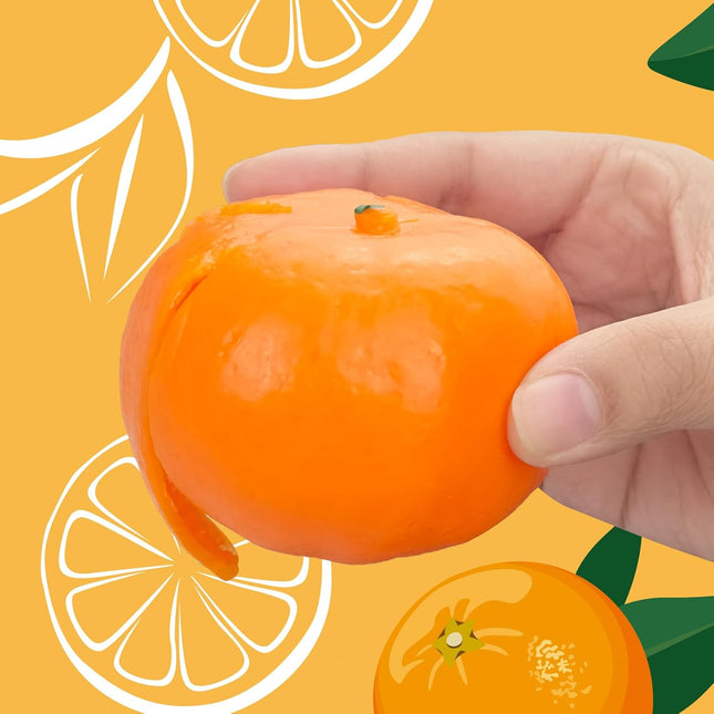 Tangerine Squishies Stress Relief Soft Scented Simulation Orange Fruit Squeeze Toys Cute Birthday Gift – product detail