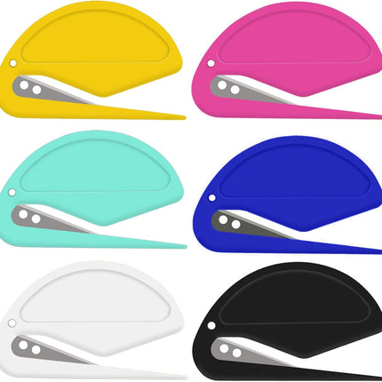 Knotting Comb 6Pcs Pet Hair Remover Knot Combs Letter Opener Mail Envelope Wrapping Paper Cutter with Safe Plastic Handle for Cats Dogs Letters