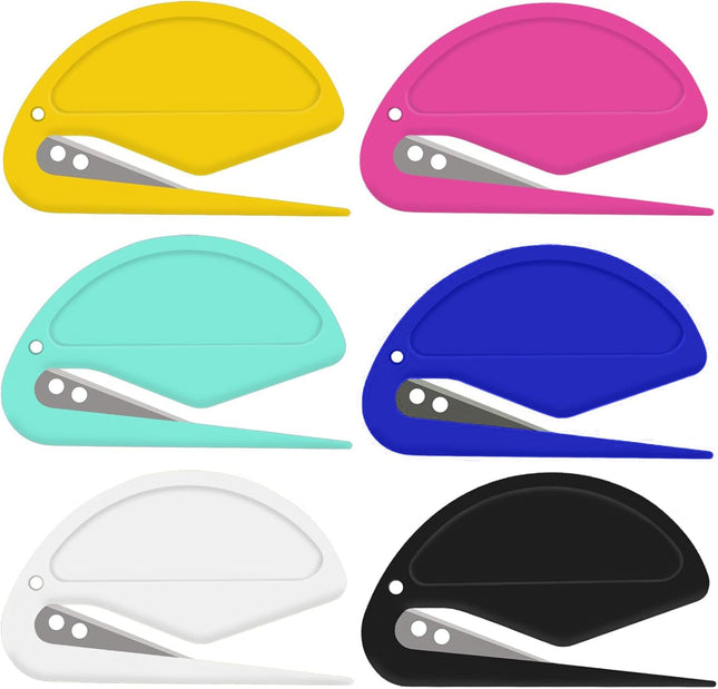 Knotting Comb 6Pcs Pet Hair Remover Knot Combs Letter Opener Mail Envelope Wrapping Paper Cutter with Safe