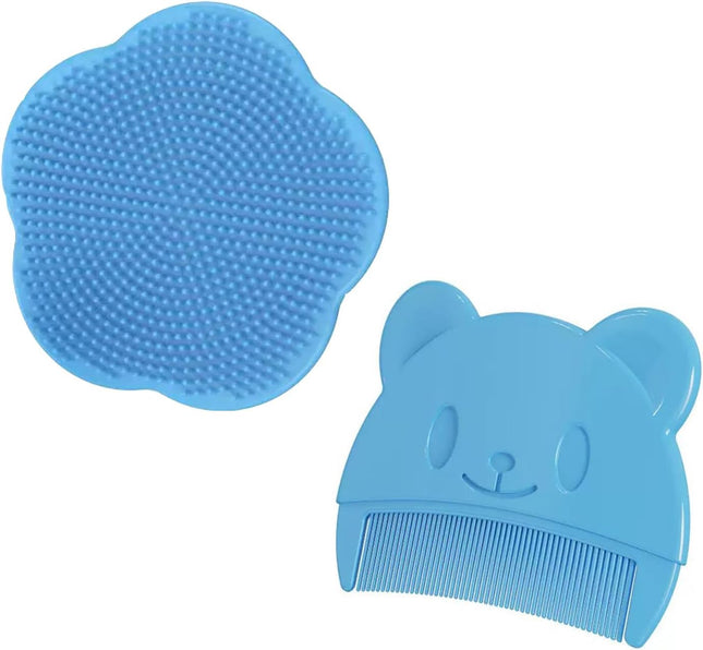 2PCS Baby Scalp Brush & Comb Set
