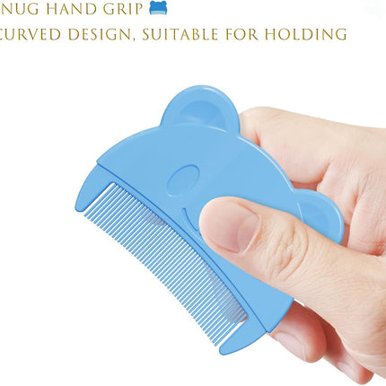 2PCS Baby Scalp Brush & Comb Set - Silicone Curved Design, Gentle Massage for Newborn Bath, Cradle Cap Care, Shower Gift
