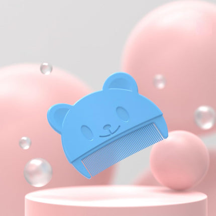 2PCS Baby Scalp Brush & Comb Set - Silicone Curved Design, Gentle Massage for Newborn Bath, Cradle Cap Care, Shower Gift