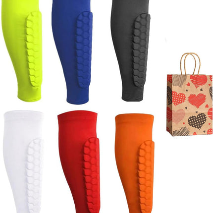 Shin Guards for Soccer, Lightweight Shin Pads for Kids Youth & Adult - Football Shin Defender Protective Gear, Comfortable Breathable Leg Guards