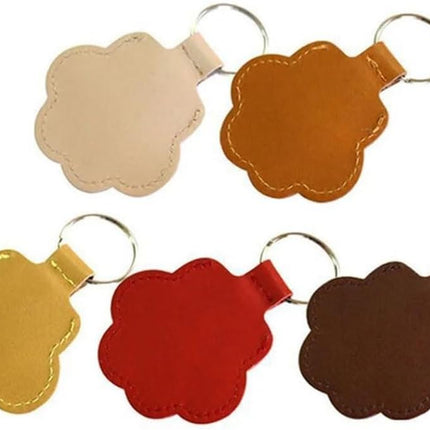3pcs Leather Pet Memorial Keychain,Dog Hair Collector Keychain,Cat Paw Shaped Pet Memorial Gifts for Pet Parent (3PCS)