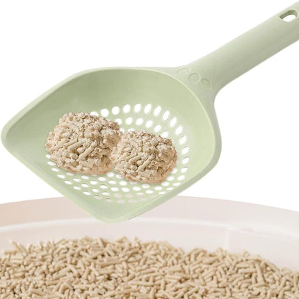 Cat Litter Scoop, Kitten Pooper Lifter, Non Stick Sifter Poop Cleaner Corner Shovel,Cat Feces Scoop, Cat Cleaning Supplies, A Variety Of Colors Available, Durable And Reliable (B)