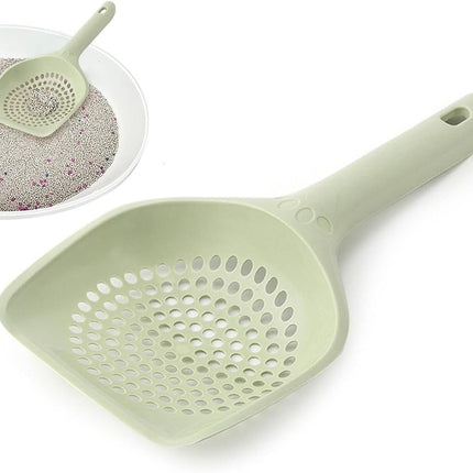 Cat Litter Scoop, Kitten Pooper Lifter, Non Stick Sifter Poop Cleaner Corner Shovel,Cat Feces Scoop, Cat Cleaning Supplies, A Variety Of Colors Available, Durable And Reliable (B)