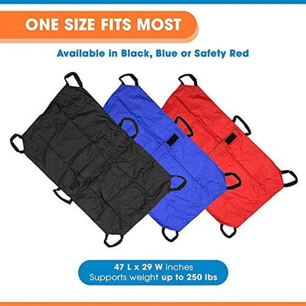 Transport Stretcher for Dogs - Emergency Animal Carrier with Safety Strap - 250 Pound Weight Limit - Pet Stretcher