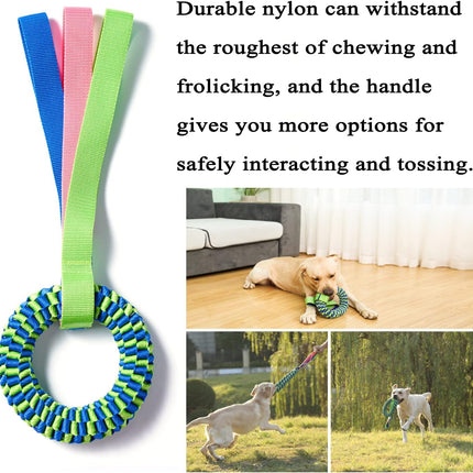 Bullymake Dog Toys for Aggressive Chewers - Tug of War & Teeth Cleaning - Medium & Large Dogs