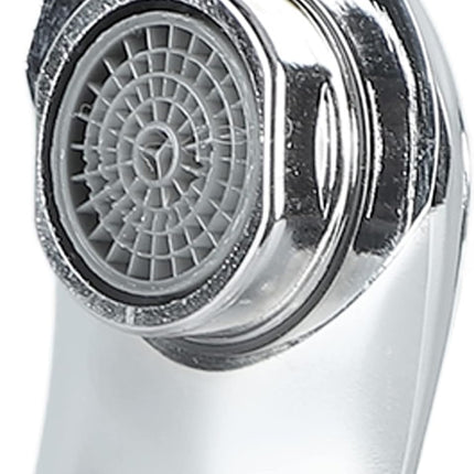 Modern Bathroom Sink Faucet, Zinc Alloy, Chrome Finish, 2 Hole, Single Handle, Easy Install, Suitable for Home & Hotel