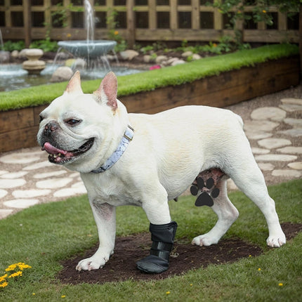 Dog Paw Wound Cover - Pet Waterproof Foot Covers | Claw Shoe Covers | Adjustable Dog Boots for Injured Paws | Breathable Four-Legged Claw Shoe Covers | Non-Slip Dog Injury Protection C