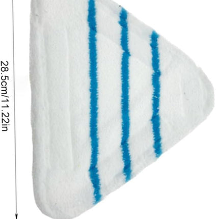 4PCS Washable Microfiber Steam Mop Pads, Replacement Floor Cloths for Steam Cleaners, Reusable Cleaning Pads for Hardwood, Tile & Laminate