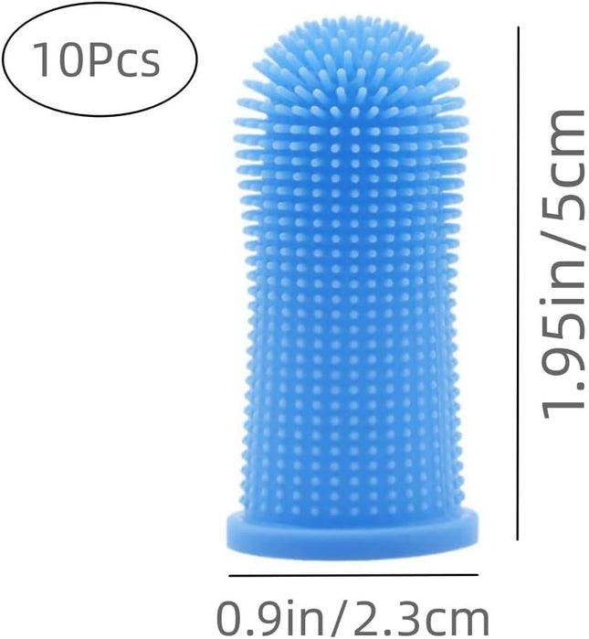 Dog Toothbrush 10Pcs Soft Dog Finger Toothbrush 360o Dog Finger Toothbrush Silicone Pets Teeth – product detail