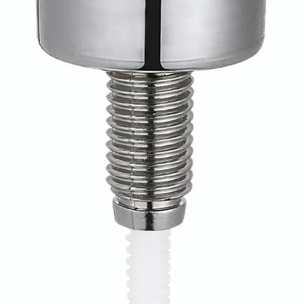 Top Push Button for Toilet Compatible with 49 Flush Valve Durable Replacement Part for Efficient Flushing Ideal for Home Office Commercial Use (Electroplated Silver Plating)