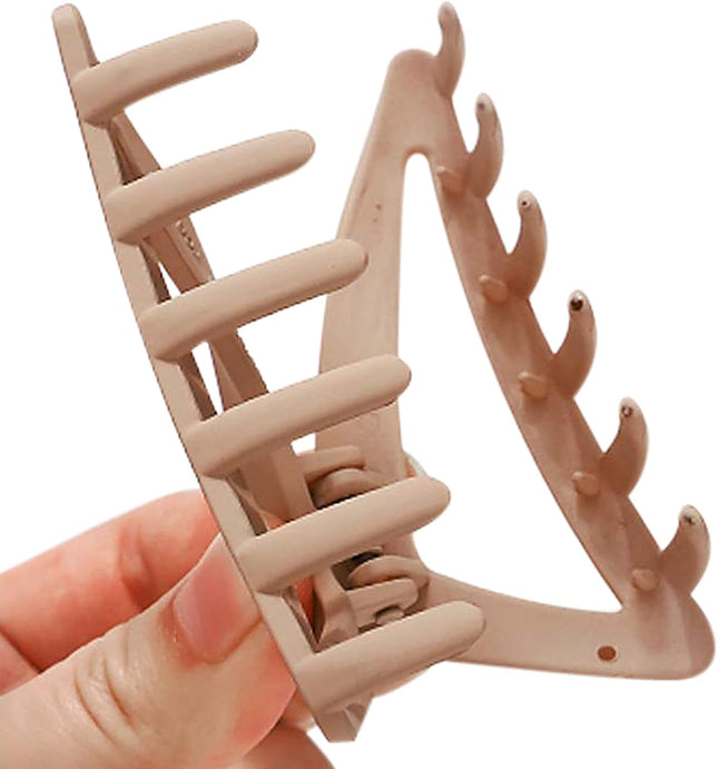 Hair Claw Clips Girls Women Nonslip French Matte Claw Clip for Thin Hair Curly Straight Long Hair – product detail