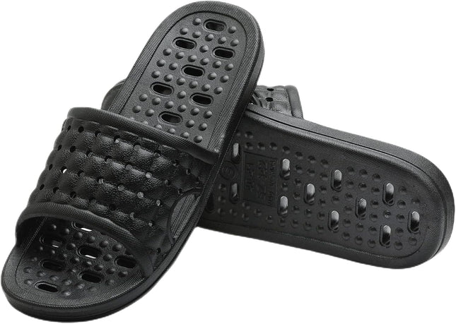 Quick Drying Shower Slippers non-slip Bathroom Slippers Drain Holes Shower Shoes for Women and Men Dorm – product detail