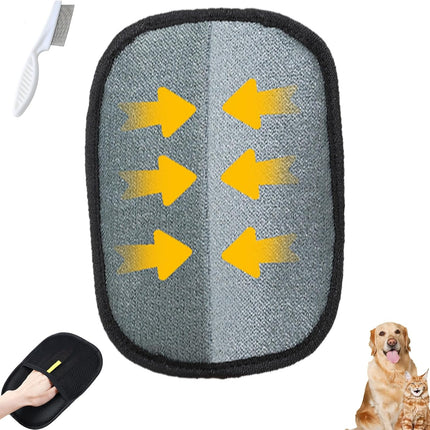 Yomi Pet Hair Remover Glove, Reusable Electrostatic Pet Hair Removal Gloves, For Couch, Furniture, Carpet, Car Seat, Upgraded Animal Fur Removal Tool (1PC)