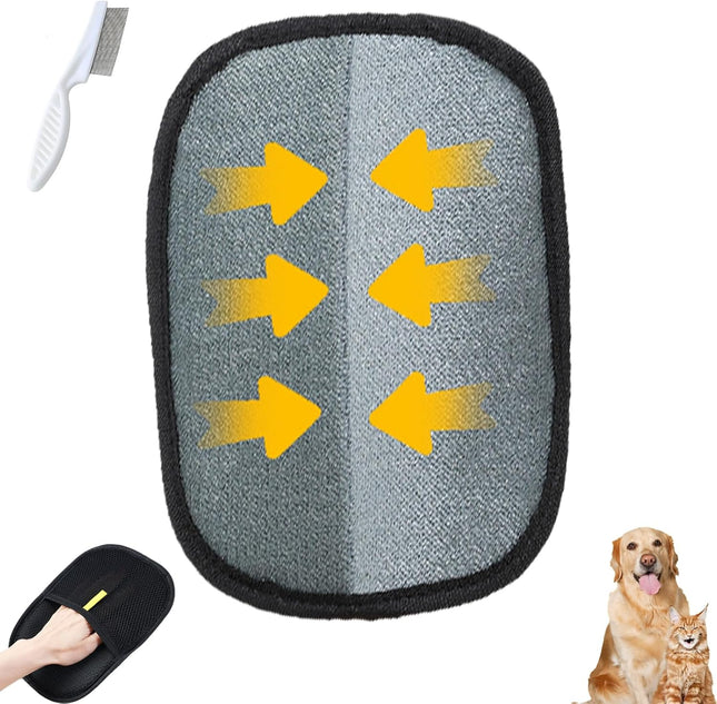 Yomi Pet Hair Remover Glove Reusable Electrostatic Pet Hair Removal Gloves For Couch Furniture Carpet Car