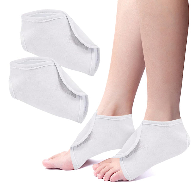 2pcs Castor Oil Pack Wrap for Ankle Adjustable Ankle Castor Oil Wrap for Plantar Fasciitis