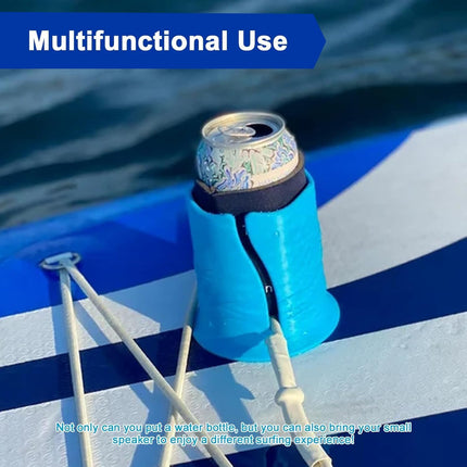 Paddle Board Drink Holder,Kayak Drink Holder,SUP Paddle Board Cup Holder,Fishing Tool and Lures Storage, Kayak Water Bottle Holder,Fit Most Large-Sized Cups (2pcs)