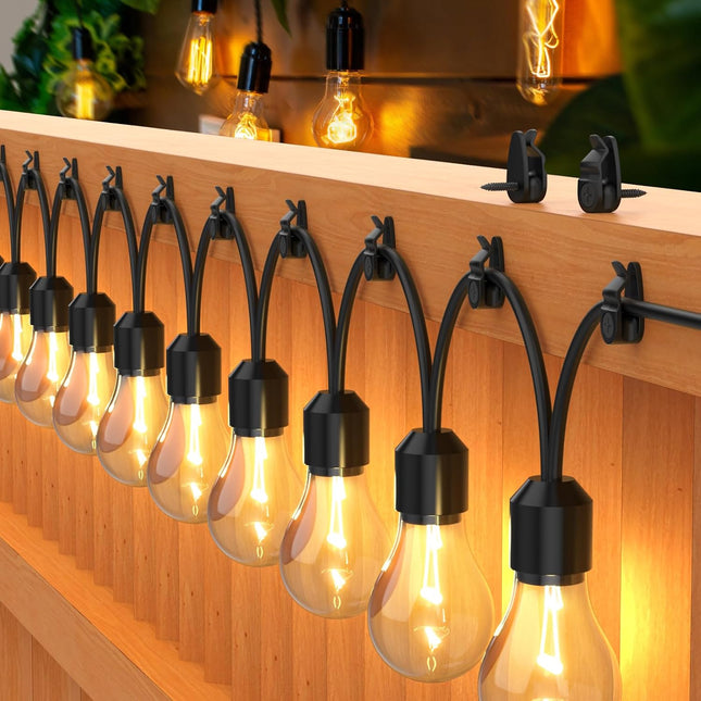 Outdoor String Lights Clips Weatherproof Cable Hanger Hooks for Hanging Fairy Lights Holiday Decor – product detail