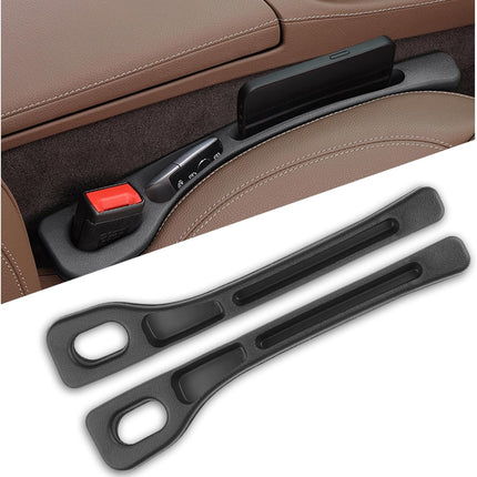 2PCS Car Seat Gap Filler Organizer with Car Storage Slot,Multi-Functional Car Gap Filler for Phone,Key,Coin in Car Organization And Anti-Drop,Universal Car Gap Filler Organizer for Cars