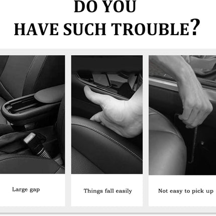 2PCS Car Seat Gap Filler Organizer with Car Storage Slot,Multi-Functional Car Gap Filler for Phone,Key,Coin in Car Organization And Anti-Drop,Universal Car Gap Filler Organizer for Cars