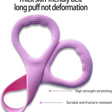 Figure 8 Fitness Resistance Band, Elastic Bands for Working Out,Arm,Back Training Elastic Ropes, Exercise Equipment for Yoga, Pilates,Physical Therapy,Stretching（3 Pack）