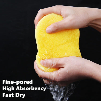 3 Pack Car Wash Sponge, Large Soft Super Absorbent Non-Scratch Sponges, Auto Bike Boat Washing, Household Cleaning, Big High Foam, Scratch-Free Finish, Extra Gentle on All Surface, Random Color