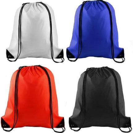 4Pcs Drawstring Backpack Bags Sports Cinch Sack String Backpack Storage Bags for Gym Traveling