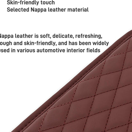 Thin Car Center Console Cover,Leather+Memory Foam Car Armrest Cover with 2 Storage Bags,Universal Car Storage Organizer Car Accessories Interior for Most Cars Trucks SUVs (Black)