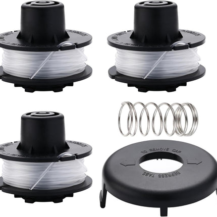 3Pack 88175 Trimmer Line Replacement Spool, 0.065" x 30Ft, Fits Toro 51256, 51301, 51302, 51303, 51304, 51305, 51307, 51308, 51309, 51324, 51326, 51331, 51332, for 10"-15" Electric String Trimmers