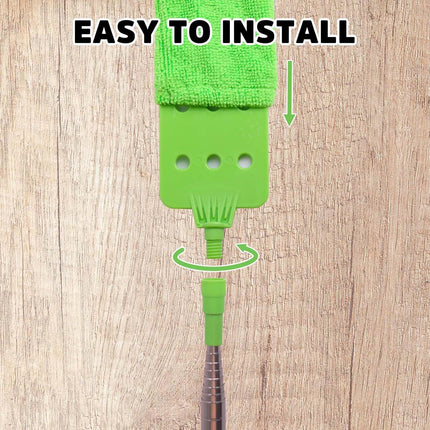 Retractable Gap Dust Cleaner Under Appliance Cleaning Tool,  Flat Duster for Under Refrigerator Fridge Stove Couch Bed, Skinny Thin Duster for Tight Spaces