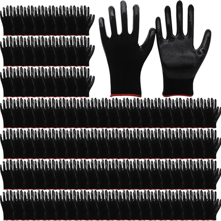 72 Pairs Gardening Gloves for Men Women Rubber Coated Work Gloves for Men Women Multipack Safety Construction Glove for Gardening Assembly Landscaping Construction