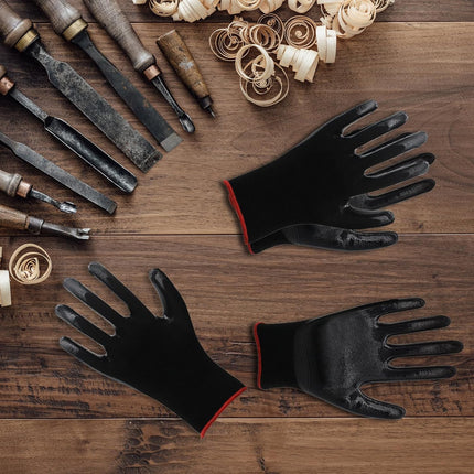 72 Pairs Gardening Gloves for Men Women Rubber Coated Work Gloves for Men Women Multipack Safety Construction Glove for Gardening Assembly Landscaping Construction