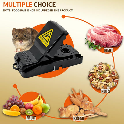 8Pack Mouse Trap, Mice Traps Indoor and Outdoor, Humane Small Mouse Snap Trap, Reusable Mouse Catcher Easy to Set Bait and Release