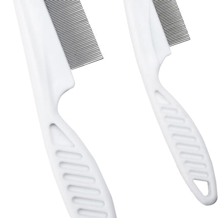 2 PCS flea Comb for Dogs and Cats - Promotes Hair Growth and Removes Loose Hair, Knots