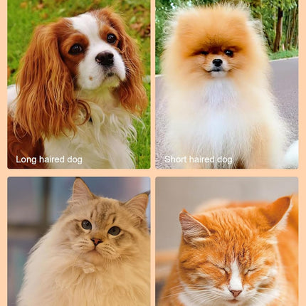2 PCS flea Comb for Dogs and Cats - Promotes Hair Growth and Removes Loose Hair, Knots