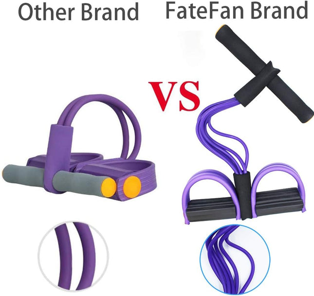 Multifunction Tension Rope 6-Tube Elastic Yoga Pedal Puller Resistance Band Natural Latex Tension – product detail